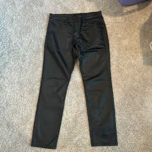 Ethanol  Black pleather pant W 34 L 32